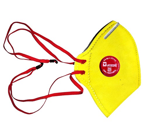 Durasafe Mask FFP3 DS 99V High-Performance Valved Respirator | 99 Percent Filtration for Hazardous Dust & Aerosols | Premium Industrial Safety Mask for Welding, Cutting & Heavy Construction Projects UAE